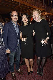 Yves Kugelmann, Journalist/Publizist, Jasmin Tabatabai, Sunnyi Melles Eröffnung der 31. Jüdischen Kulturtage im Carl-Orff-Saal im Gasteig in München am 18.11.2017 Foto: BrauerPhotos / S.Brauer
